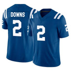 IN.Colts #2 Josh Downs Player Royal Limited Vapor F.U.S.E. Home Game Gdoa Stitched Jerseys