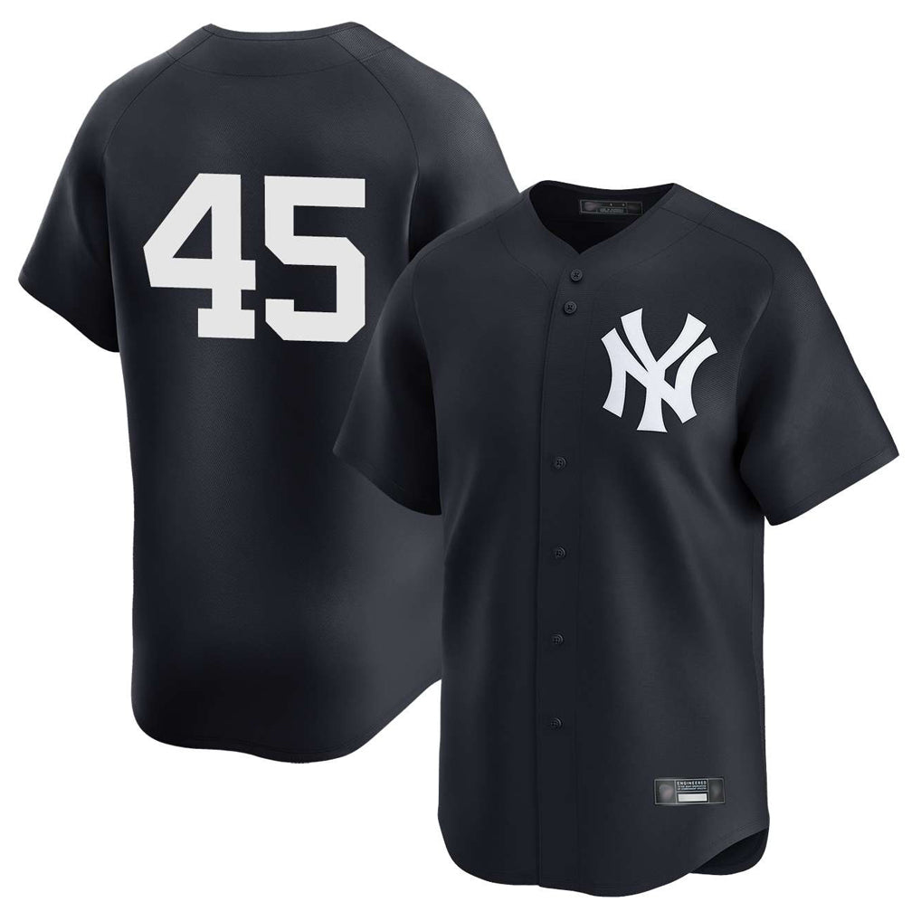 NY.Yankees #45 Gerrit Cole Player Navy Limited Home Fdoa Stitched Jerseys