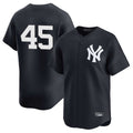 NY.Yankees #45 Gerrit Cole Player Navy Limited Home Fdoa Stitched Jerseys