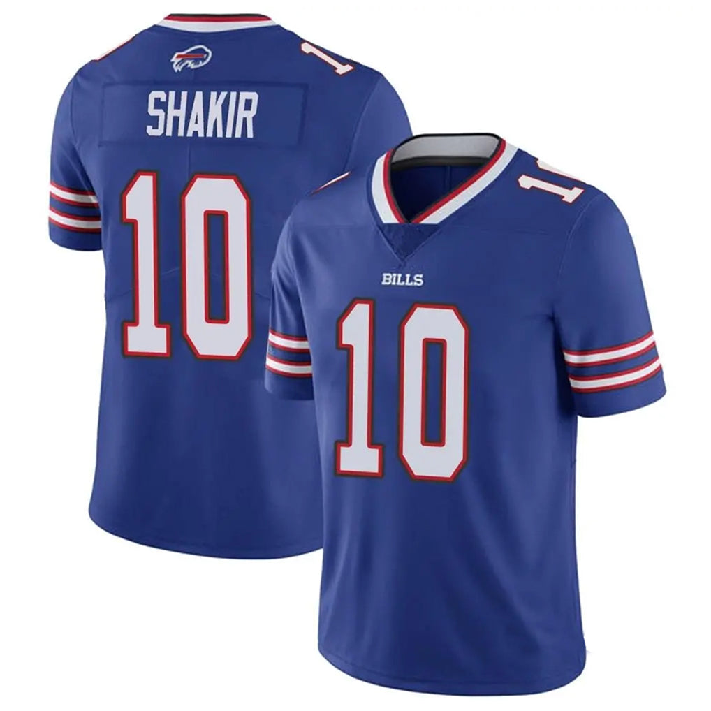 B.Bills #10 Khalil Shakir Player Royal Vapor Untouchable Limited Gdoa Stitched Jerseys