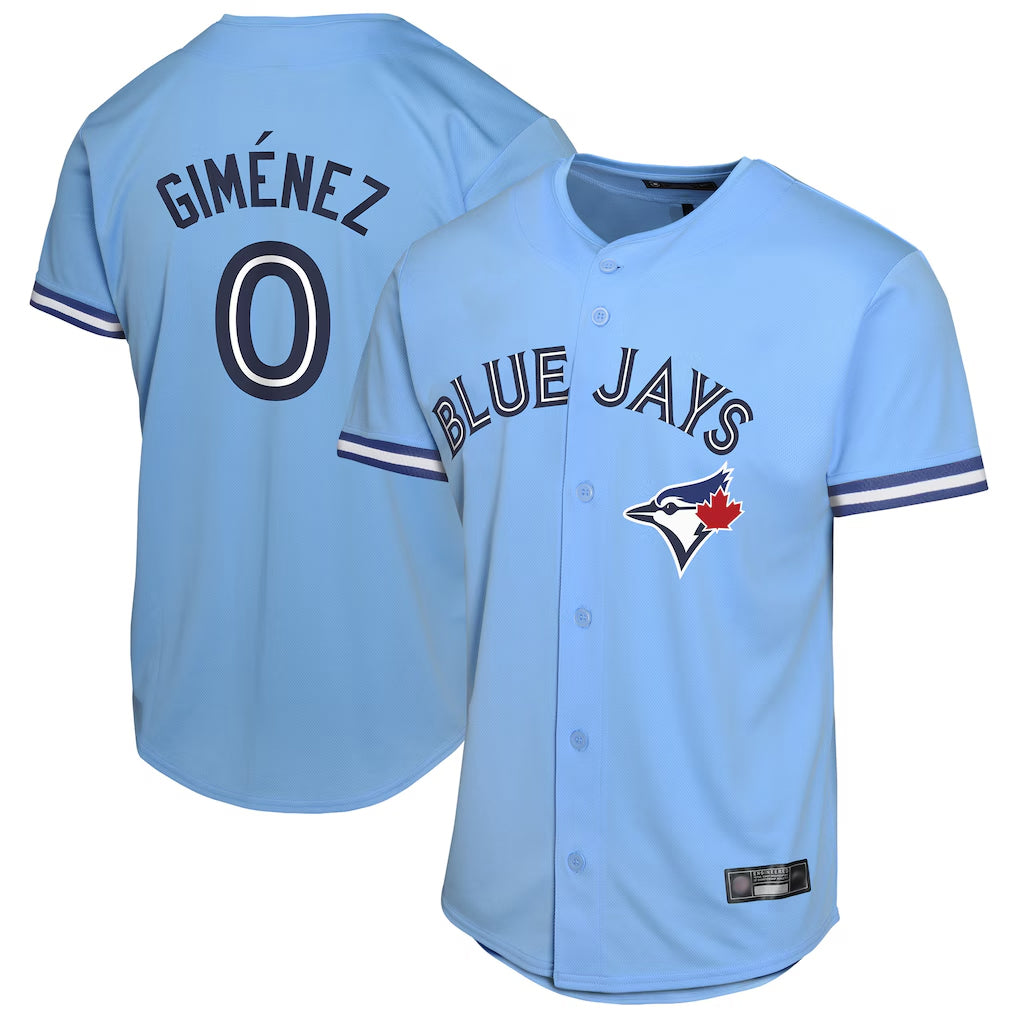 T.Blue Jays #0 Andres Gimenez Player Blue Home Game Fdoa Stitched Jerseys