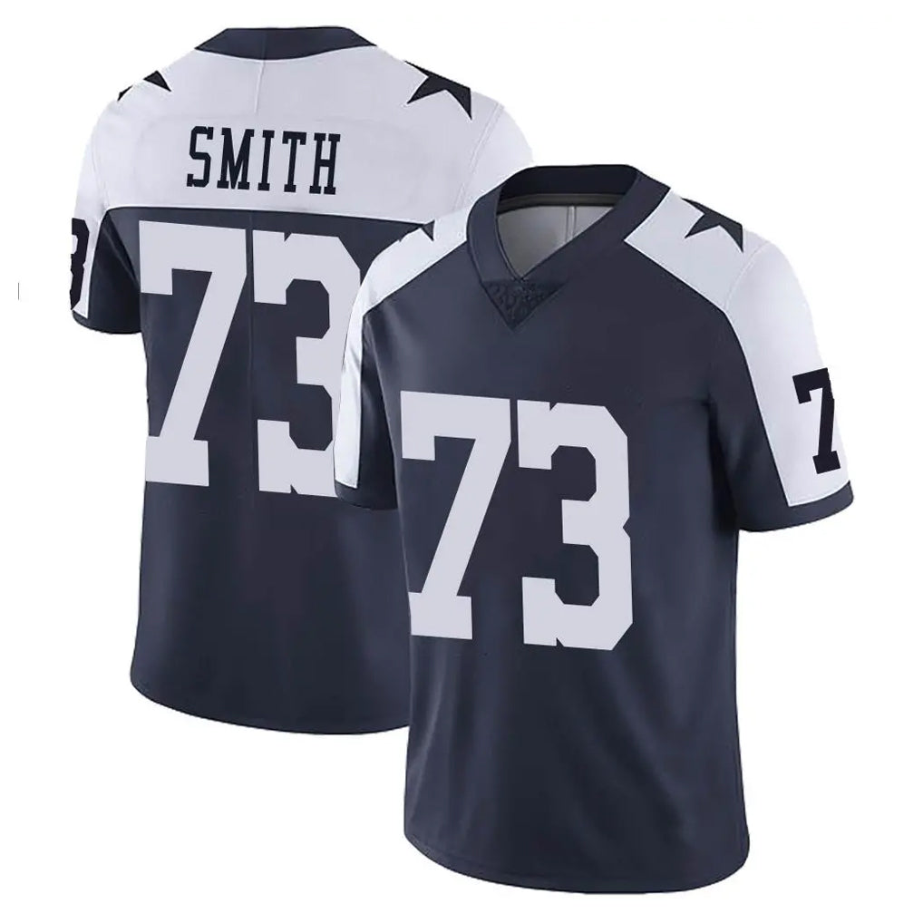 D.Cowboys #73 Tyler Smith Player Navy-White Limited Alternate Vapor Untouchable Home Game Gdoa Stitched Jerseys