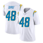 LA.Chargers #48 Bud Dupree Player White Limited Vapor Untouchable Home Game Gdoa Stitched Jerseys