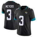 J.Jaguars #3 Jakobi Meyers Player Black Vapor F.U.S.E. Limited Home Game Gdoa Stitched Jerseys