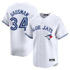 T.Blue Jays #34 Kevin Gausman Player White Home Limited Fdoa Stitched Jerseys