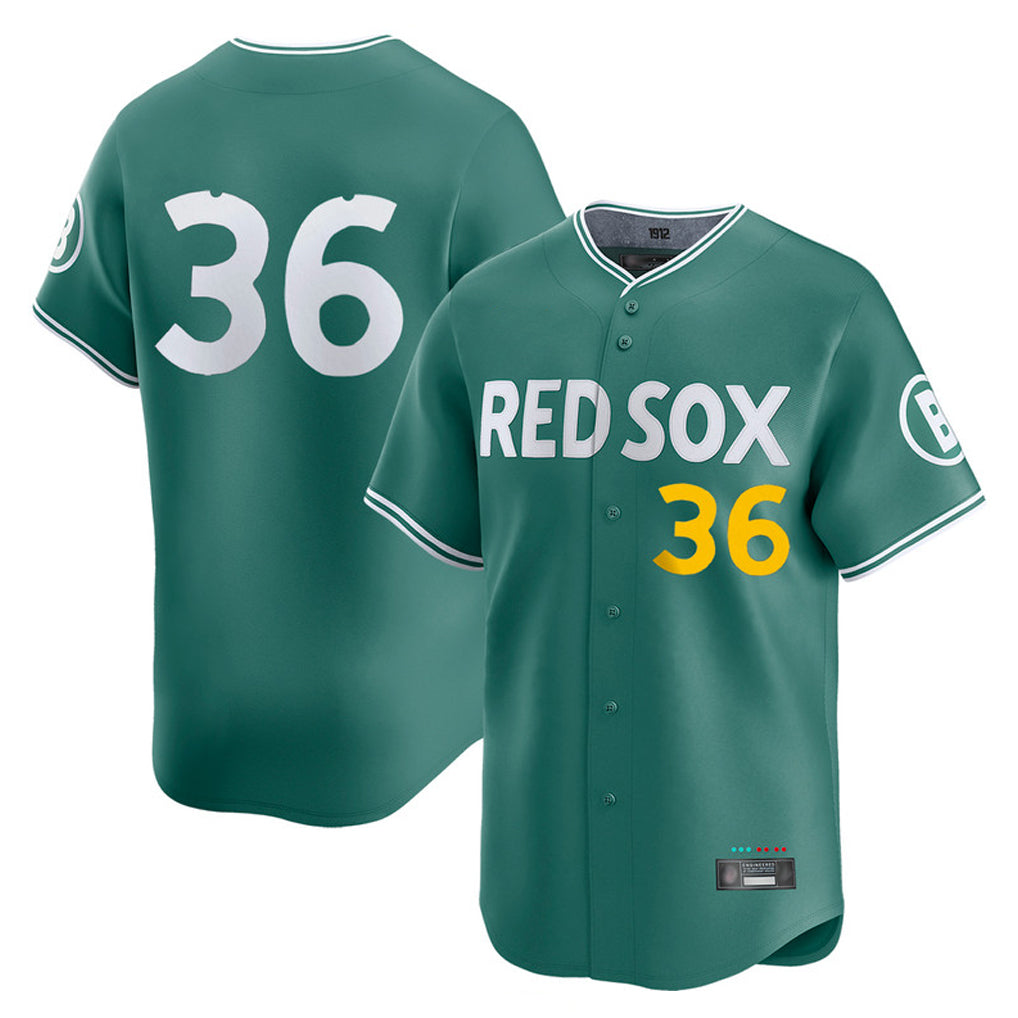B.Red Sox #36 Triston Casas Player Green City Connect Limited Home Game Gdoa Stitched Jerseys