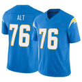 LA.Chargers #76 Joe Alt Player Blue Limited Vapor F.U.S.E. Home Game Gdoa Stitched Jerseys