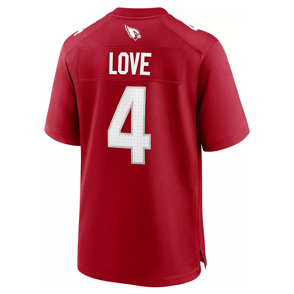 A.Cardinals #4 Jeremiyah Love Player Cardinal Limited Home Game Gdoa Stitched Jerseys