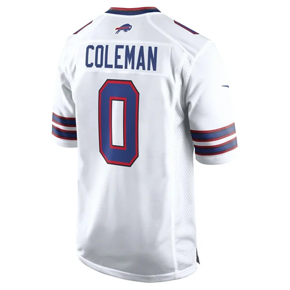 B.Bills #0 Keon Coleman Player White Home Game Gdoa Stitched Jerseys