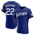 LA.Dodgers #22 Clayton Kershaw Player Royal City Connect Elite Home Fdoa Stitched Jerseys