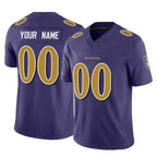 Custom B.Ravens Purple Vapor F.U.S.E. Limited Game Any Name & Numbers Gdoa Stitched Jerseys