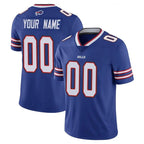 Custom B.Bills Royal Vapor Untouchable Limited Any Name & Numbers Gdoa Stitched Jerseys