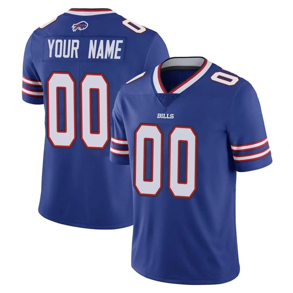 Custom B.Bills Royal Vapor Untouchable Limited Any Name & Numbers Gdoa Stitched Jerseys