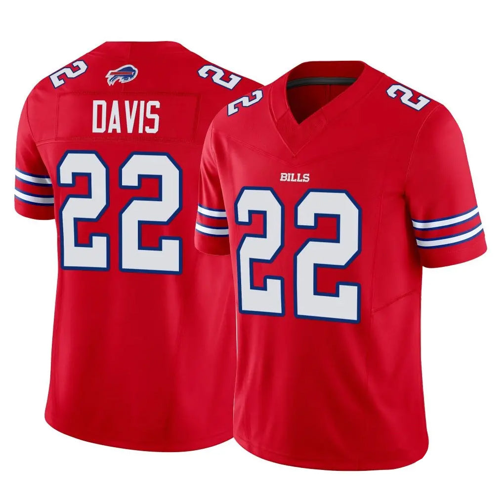 B.Bills #22 Ray Davis Player Red Vapor F.U.S.E. Limited Gdoa Stitched Jerseys