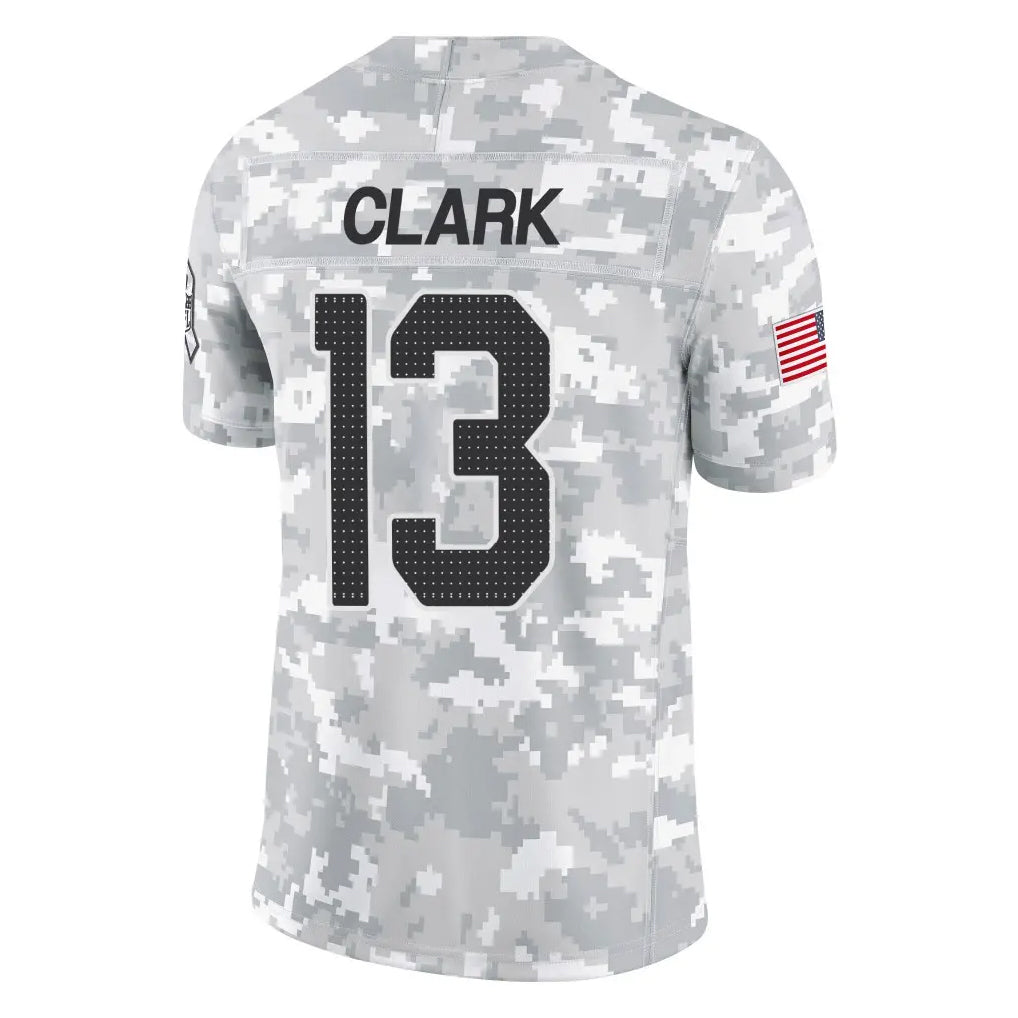 A.Cardinals #13 Kei'Trel Clark Player Camo Salute to Service Limited Home Gdoa Stitched Jerseys