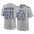 IN.Colts #60 Tanor Bortolini Player Gray Atmosphere Fashion Home Game Gdoa Stitched Jerseys