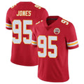 KC.Chiefs #95 Chris Jones Player Red Limited Vapor Untouchable Home Game Gdoa Stitched Jerseys