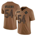 C.Bears #54 Brian Urlacher Player Brown Salute to Service Limited Gdoa Stitched Jerseys