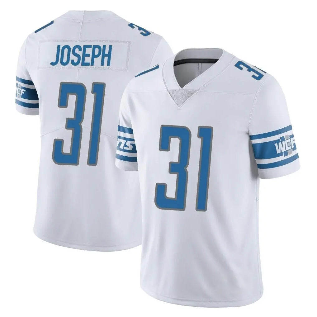 D.Lions #31 Kerby Joseph Player White Limited Vapor Untouchable Home Game Gdoa Stitched Jerseys