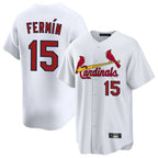 St. Louis Cardinals #15 Jose Fermin Player White Home Game Fdoa Stitched Jerseys