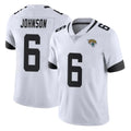 J.Jaguars #6 Antonio Johnson Player White Vapor Untouchable Limited Home Game Gdoa Stitched Jerseys