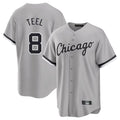 C.White Sox #8 Kyle Teel Player Gray Home Game Gdoa Stitched Jerseys