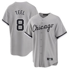C.White Sox #8 Kyle Teel Player Gray Home Game Gdoa Stitched Jerseys