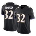 B.Ravens #32 Trenton Simpson Player Black Vapor F.U.S.E. Limited Gdoa Stitched Jerseys
