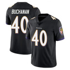 B.Ravens #40 Teddye Buchanan Player Black Vapor Untouchable Limited Home Game Gdoa Stitched Jerseys