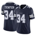 D.Cowboys #34 Jalen Thompson Player Navy Limited Vapor F.U.S.E. Home Game Gdoa Stitched Jerseys