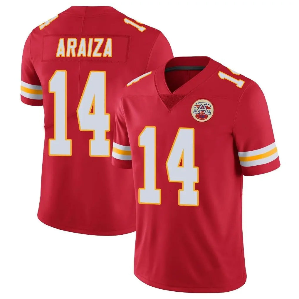 KC.Chiefs #14 Matt Araiza Player Red Limited Vapor Untouchable Home Game Gdoa Stitched Jerseys