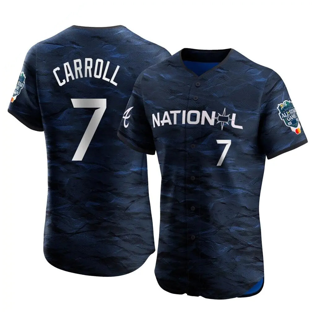 A.Diamondbacks #7 Corbin Carroll Player Royal Limited Elite National League Game All-Star Gdoa Stitched Jerseys