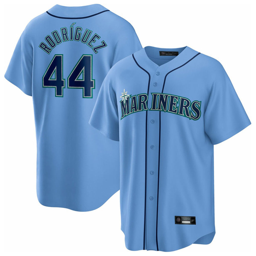 S.Mariners #44 Julio Rodriguez Player Light Blue Home Limited Fdoa Stitched Jerseys
