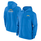 LA.Chargers ## Chargers Blank Player Blue LOGO Pullover Hoodies Home Game Gdoa Stitched Jerseys