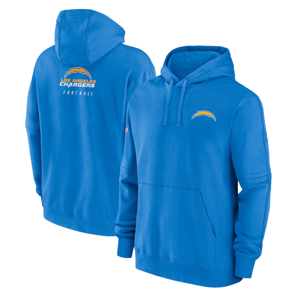 LA.Chargers ## Chargers Blank Player Blue LOGO Pullover Hoodies Home Game Gdoa Stitched Jerseys