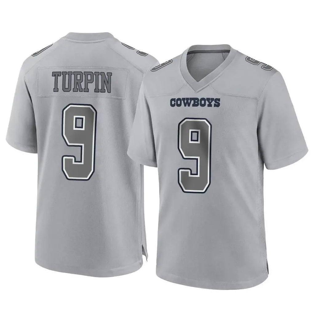 D.Cowboys #9 KaVontae Turpin Player Gray Atmosphere Fashion Home Game Gdoa Stitched Jerseys