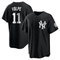 NY.Yankees #11 Anthony Volpe Player Black Game Fdoa Stitched Jerseys