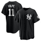 NY.Yankees #11 Anthony Volpe Player Black Game Fdoa Stitched Jerseys