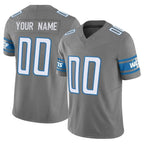 Custom D.Lions #Gray Vapor F.U.S.E. Limited Home Game Any Name & Numbers Gdoa Stitched Jerseys