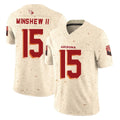 A.Cardinals #15 Gardner Minshew II Player Cream Rivalries Collection Vapor Limited Home Game Gdoa Stitched Jerseys