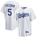 LA.Dodgers #5 Freddie Freeman Player White Game Home Fdoa Stitched Jerseys