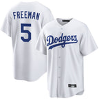 LA.Dodgers #5 Freddie Freeman Player White Game Home Fdoa Stitched Jerseys