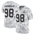 GB.Packers #98 Javon Hargrave Player Arctic Camo Salute To Service Limited Gdoa Stitched Jerseys