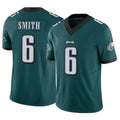 P.Eagles #6 DeVonta Smith Player Team Color Green Limited Vapor F.U.S.E. Home Game Gdoa Stitched Jerseys