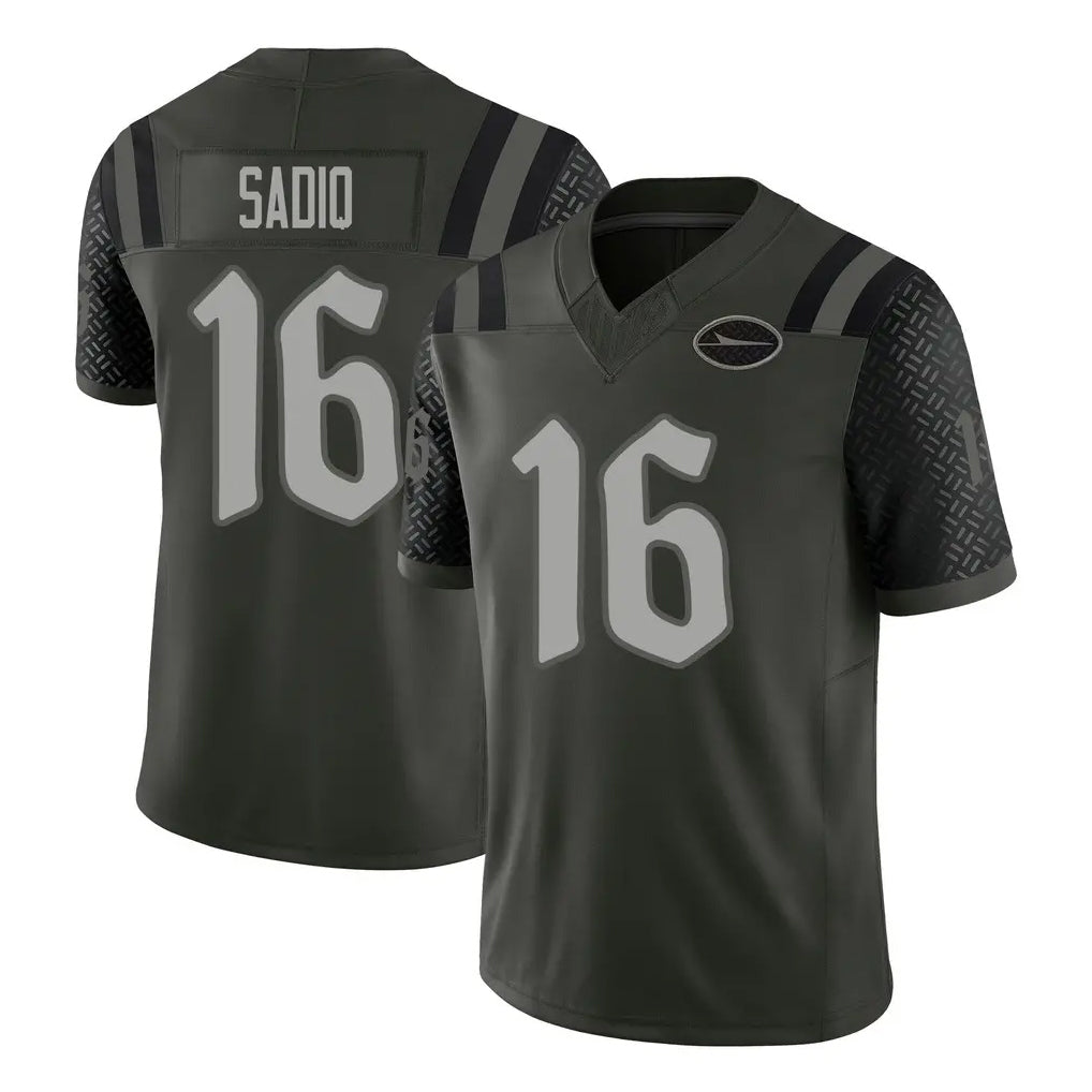 NY.Jets #16 Kenyon Sadiq Player Green Limited 2025 Rivalries Collection Home Game Gdoa Stitched Jerseys