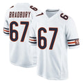 C.Bears #67 Garrett Bradbury Player White Home Game Gdoa Stitched Jerseys