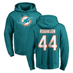 M.Dolphins #44 Chop Robinson Player Aqua LOGO Pullover Hoodies Limited Gdoa Stitched Jerseys