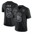 LV.Raiders #6 AJ Cole Player Black Limited 2026 Salute to Service Home Game Stitched Jerseys