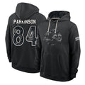 LA.Rams #84 Colby Parkinson Player 2026 Black Logo Pullover Hoodies Limited Game Gdoa Stitched Jerseys