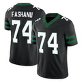 NY.Jets #74 Olu Fashanu Player Black Limited Legacy Vapor F.U.S.E. Home Game Gdoa Stitched Jerseys